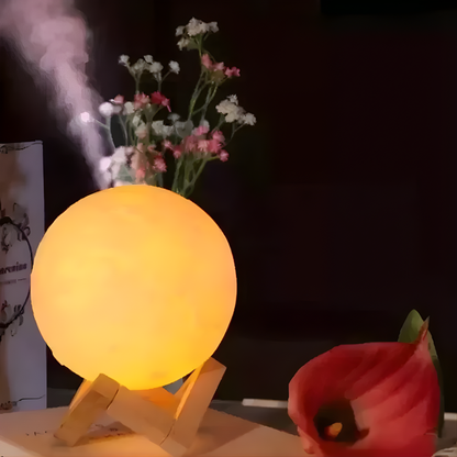 MOON LAMP HUMIDIFIER – Luz relajante, hidratación ambiental y bienestar total en tu espacio
