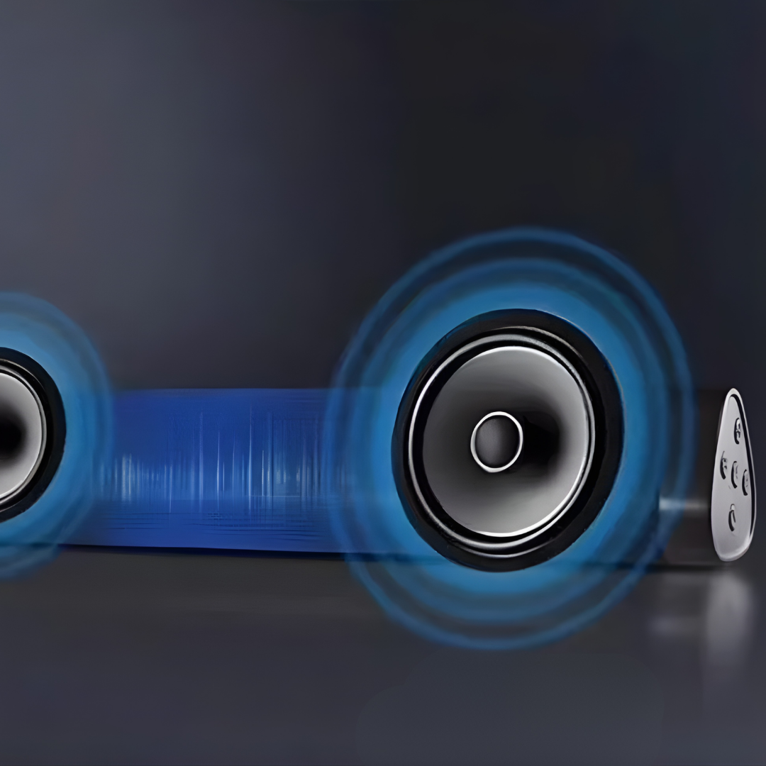 BARRA DE SONIDO BLUETOOTH – Sonido envolvente, conexión inalámbrica y experiencia multimedia mejorada