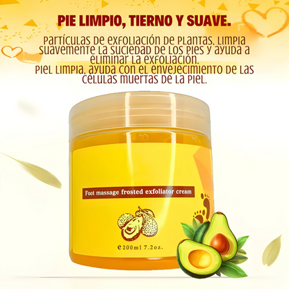EXFOLIANTE AGUACATE – Pies suaves y renovados en minutos