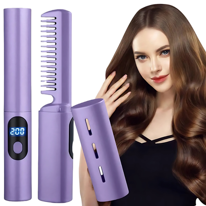 PEINE ALISADOR PORTÁTIL – Cabello liso y perfecto en cualquier lugar