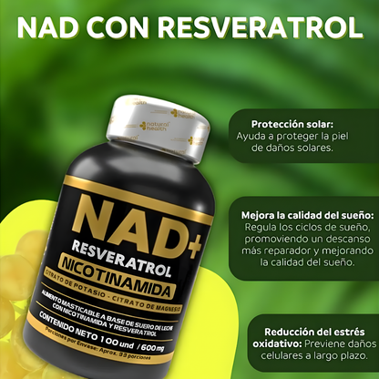 RESVERATROL – Energía celular, longevidad y bienestar desde el interior