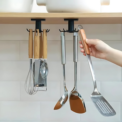 HOLD HOOK TECHO (2 UNIDADES) – Más orden en tu cocina con solo un giro