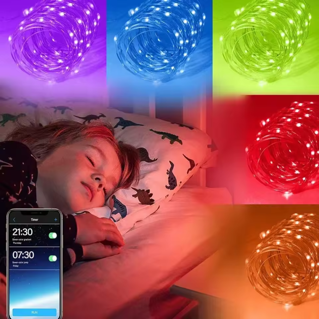 SERIE DE LUCES NAVIDEÑAS INTELIGENTES – Ilumina tus fiestas con color, ritmo y magia