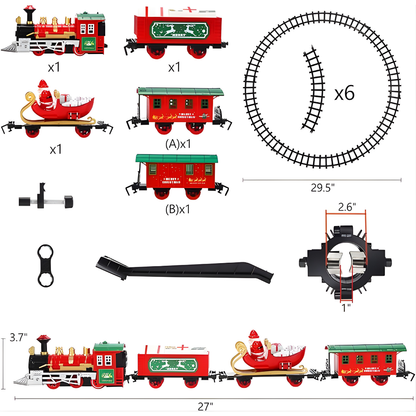 TREN NAVIDEÑO ELÉCTRICO PARA ÁRBOL – Magia en movimiento, espíritu festivo y un espectáculo que transforma tu Navidad