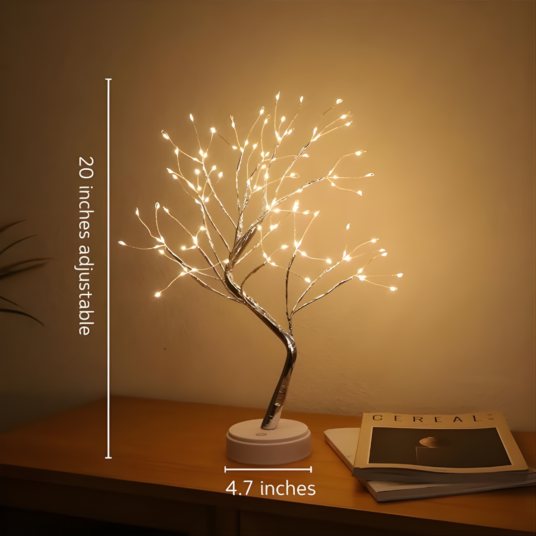ÁRBOL DE LUZ MÁGICO – Decoración encantadora, ambiente relajante y luz cálida para transformar cualquier espacio