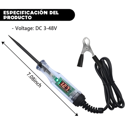 Car Voltage Tester – Detecta fallas eléctricas en segundos y sin esfuerzo