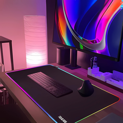 MOUSE PAD LED RGB – Precisión y estilo para tu setup gamer
