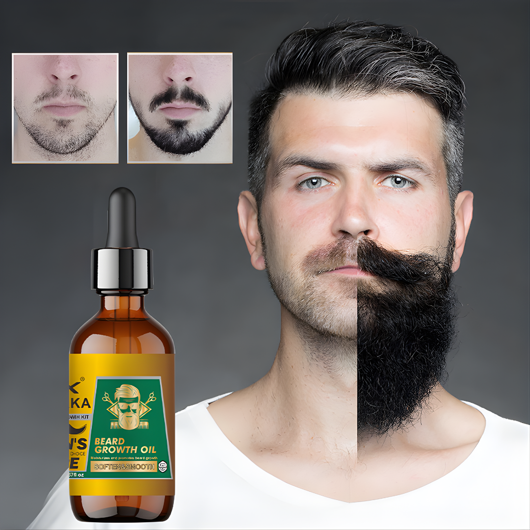 CUIDADO DE BARBA PARA HOMBRE – Barba más suave, crecimiento saludable y estilo impecable todos los días