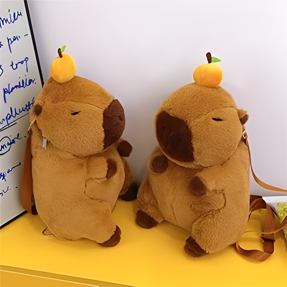 MOCHILA CAPIBARA TIERNO – Suavidad adorable, diseño encantador y comodidad perfecta para acompañarte a todas partes