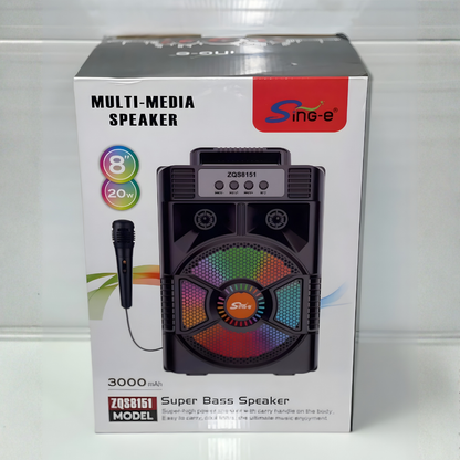 BOCINA PORTÁTIL – Potencia envolvente, conexión inalámbrica y sonido perfecto para cada momento