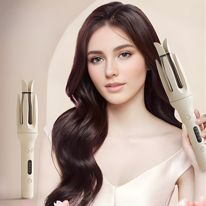RIZADOR DE PELO AUTOMÁTICO INALÁMBRICO – Rizos perfectos sin esfuerzo, libertad total y estilo profesional en minutos