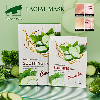 MASCARILLA FACIAL DE PEPINO OYAX – Refresca, hidrata y revitaliza tu piel al instante