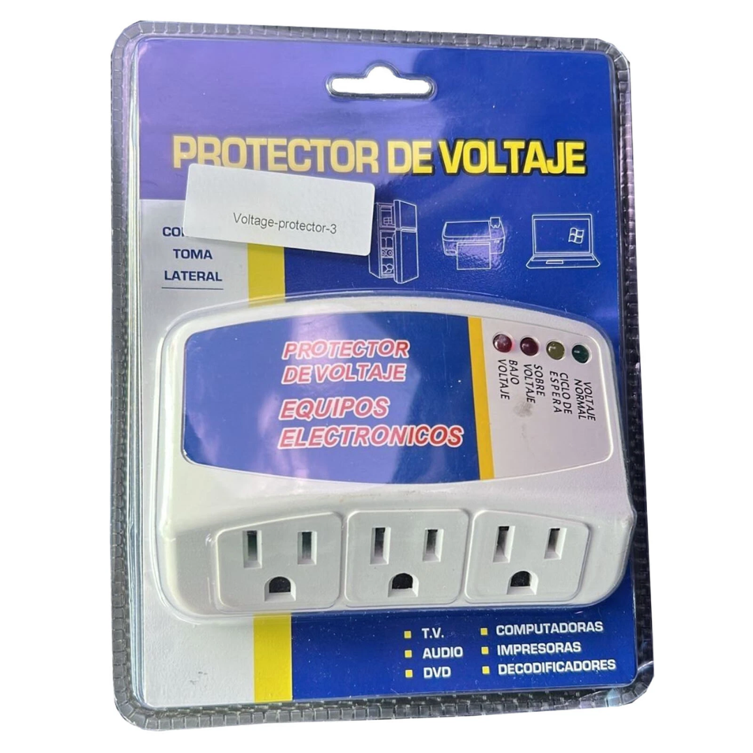 PROTECTOR DE VOLTAJE 3 ENTRADAS – Seguridad y estabilidad para tus equipos eléctricos