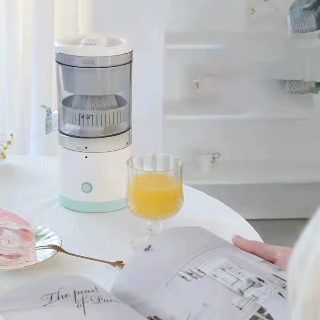 EXPRIMIDOR ELÉCTRICO DE CÍTRICOS – Refresca tu día con jugos naturales en segundos