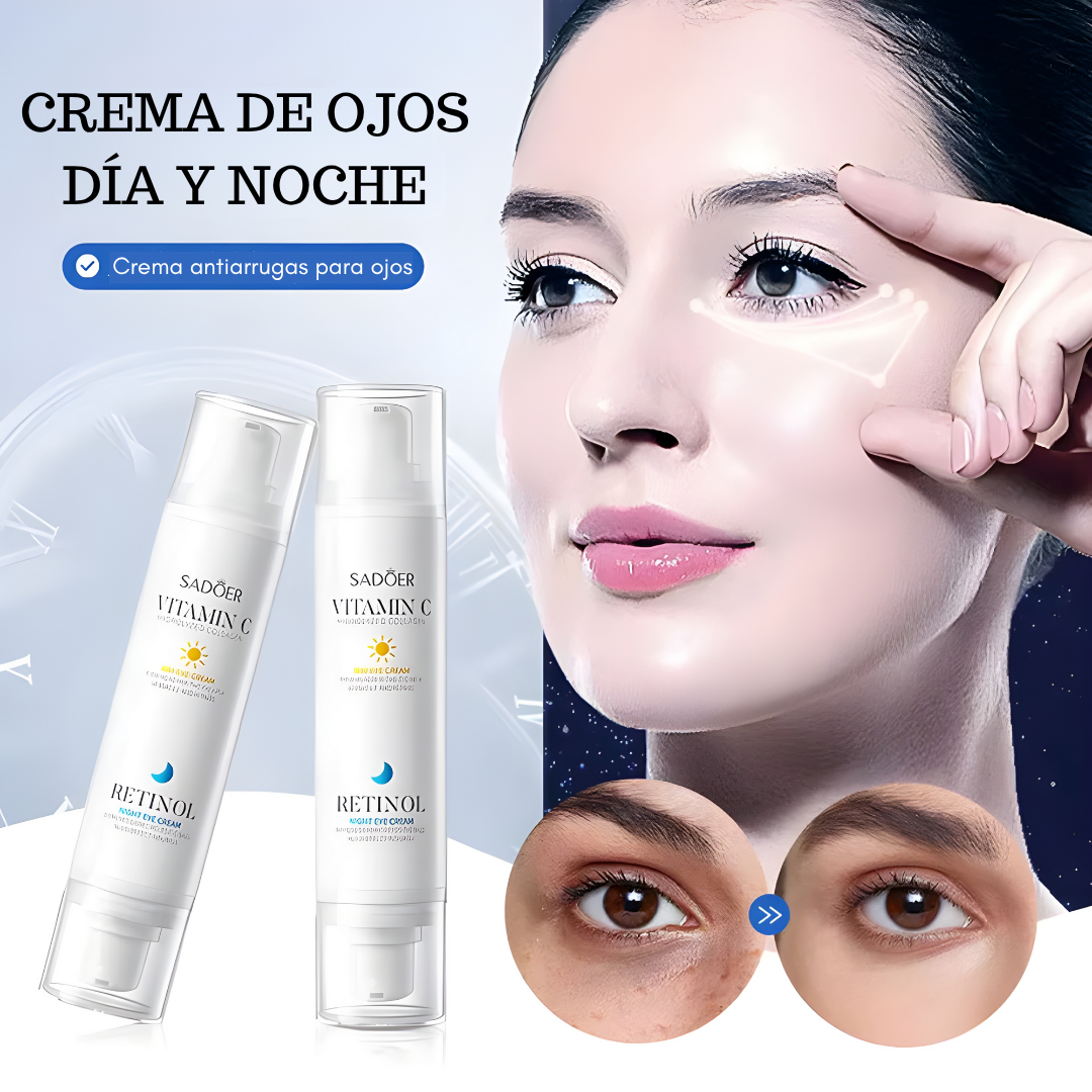 RETINOL PARA CONTORNO DE OJOS 2 EN 1 – Rejuvenece y revitaliza tu mirada día y noche