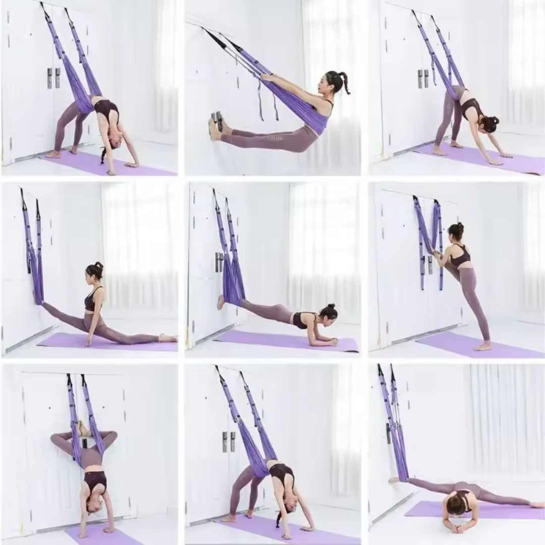 AIR YOGA ROPE – Eleva tu práctica con fuerza, equilibrio y libertad