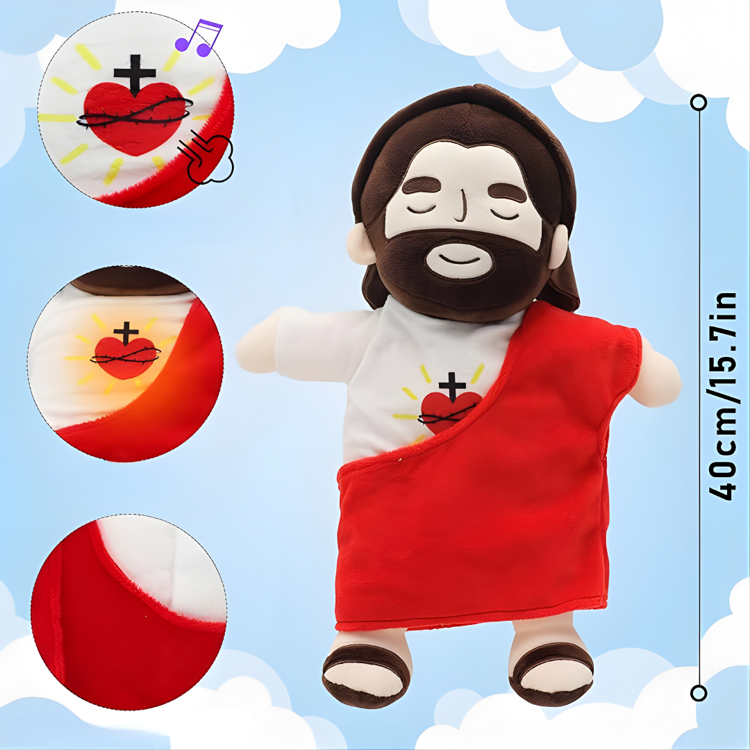 PELUCHE DE JESÚS – Suavidad divina, compañía reconfortante y un símbolo de fe que abraza el corazón