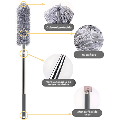 PLUMERO EXTENDIBLE – Limpieza fácil y sin esfuerzo