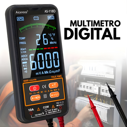 MULTÍMETRO DIGITAL – Medición precisa, diagnóstico confiable y control eléctrico al instante