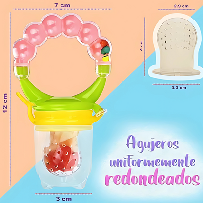 FRUTERO DE BEBÉ (PACK x2) – Alimentación segura, divertida y sin riesgos