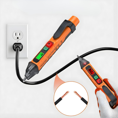 DETECTOR DE VOLTAJE SIN CONTACTO – Seguridad inmediata, detección precisa y trabajo sin riesgos