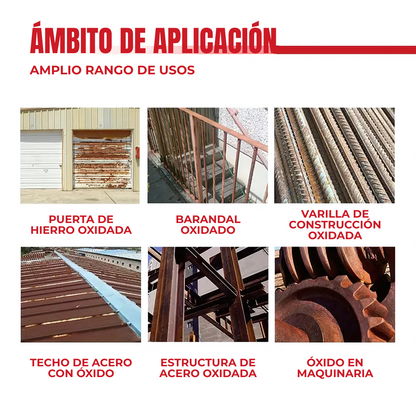 Pintura Para Óxido x 100 ml – Elimina el óxido y protege el metal por años