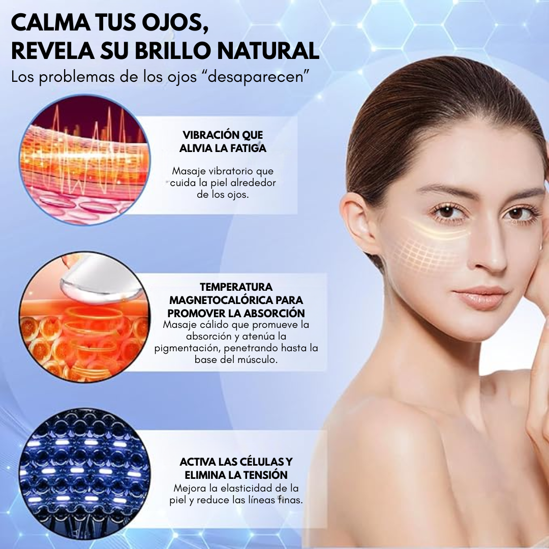 DISPOSITIVO OCULAR TÉRMICO IÓNICO PARA OJOS – Relaja, descongestiona y rejuvenece tu mirada
