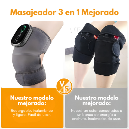RODILLERA TERMICA CON CALOR – Alivio térmico y vibración inteligente para tus articulaciones