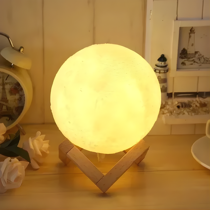 MOON LAMP HUMIDIFIER – Luz relajante, hidratación ambiental y bienestar total en tu espacio