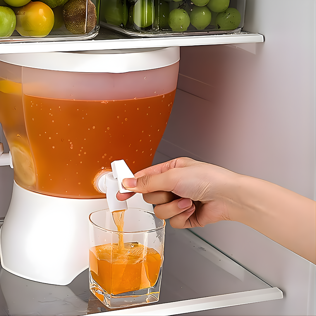 DISPENSADOR DE BEBIDAS 3 EN 1 – Servido práctico, conservación fresca y organización en un solo sistema