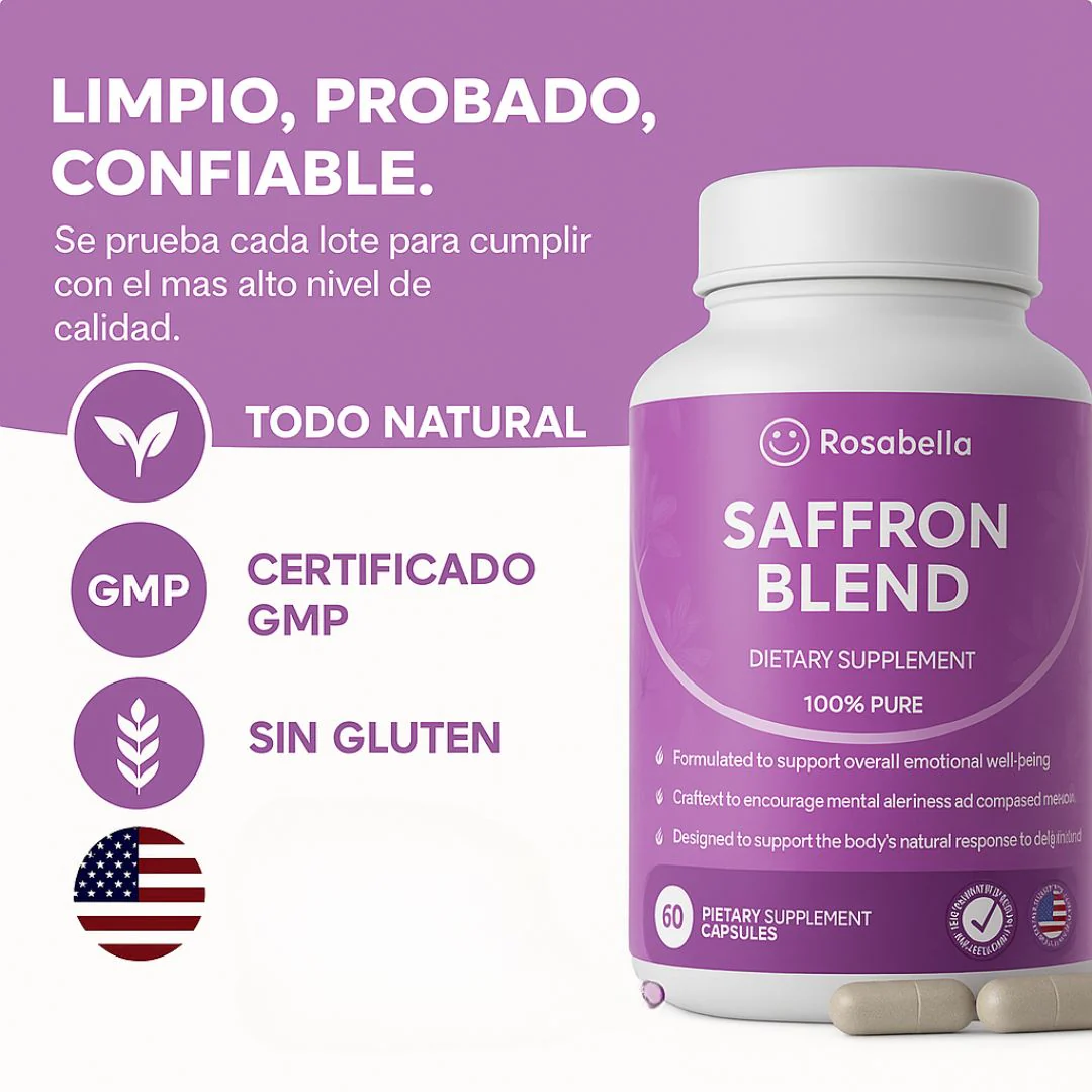 SAFFRON BLEND – Bienestar emocional, ánimo equilibrado y apoyo natural para tus días