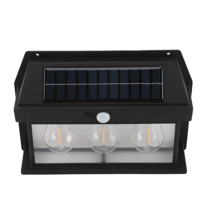 LÁMPARA SOLAR DE PARED LED CON SENSOR DE MOVIMIENTO – Iluminación automática y sin cables