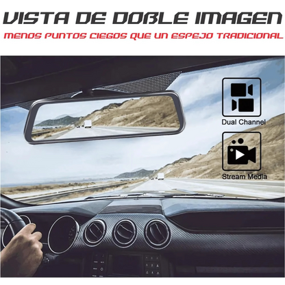 Retrovisor Inteligente VisionVault™ - Ve adelante y atrás al mismo tiempo. Conduce con total confianza.