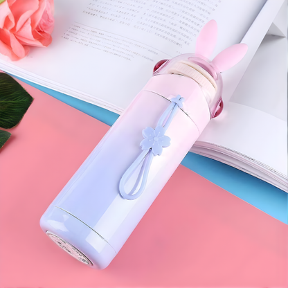 TERMO OREJITAS DE CONEJO KAWAII – Dulzura adorable, aislamiento térmico y bebidas perfectas todo el día