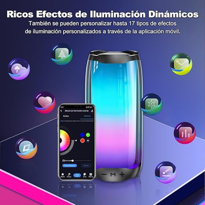 BOCINA CON LUCES LED – Potencia, estilo y ambiente en un solo dispositivo