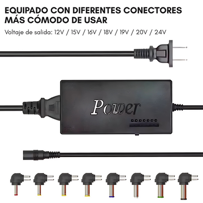 CARGADOR UNIVERSAL LAPTOP 120W – Un solo cargador para todos tus dispositivos
