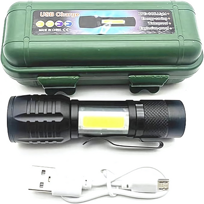 2 LINTERNAS RECARGABLE – Doble potencia, doble seguridad