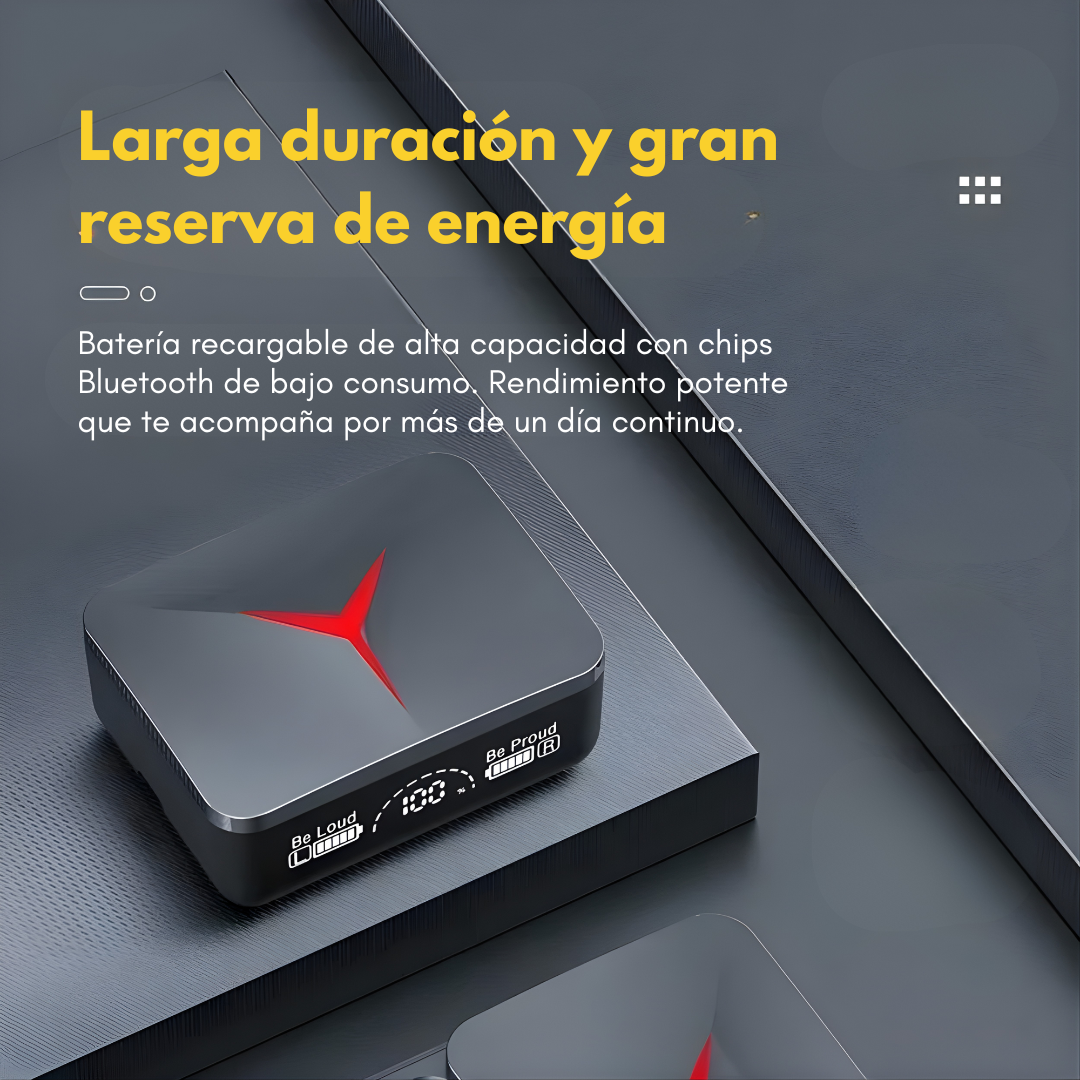 AUDÍFONOS TWS M90 – Potencia, comodidad y estilo inalámbrico