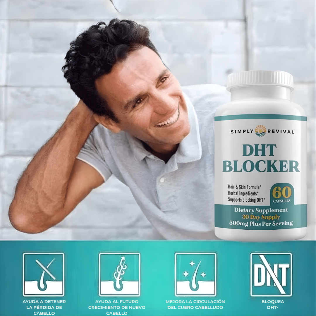 DHT BLOCKER – Control avanzado de caída, fortalecimiento capilar y crecimiento más sano desde la raíz