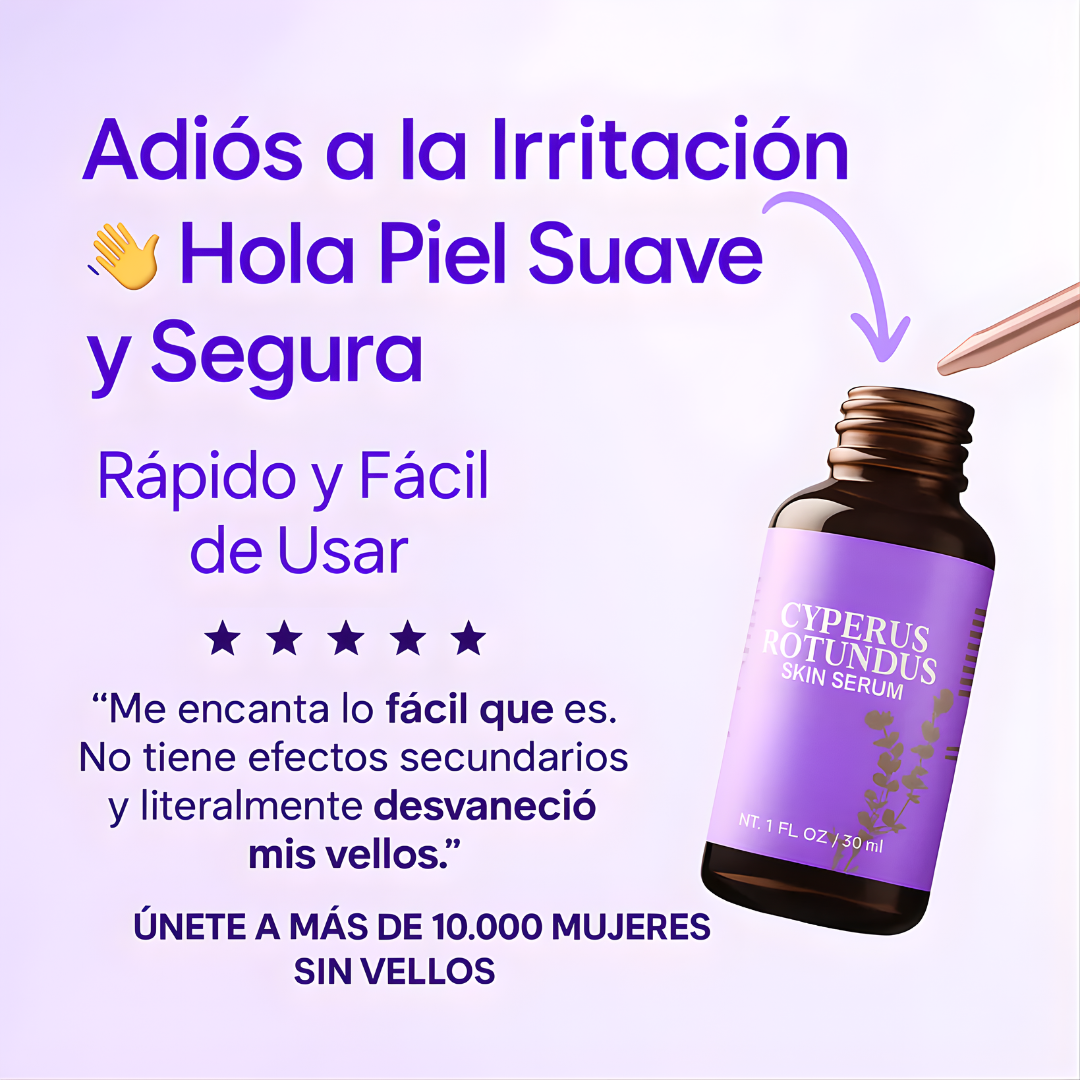 CYPERUS ROTUNDUS SKIN SERUM – Piel más uniforme, cuidado avanzado y luminosidad visible