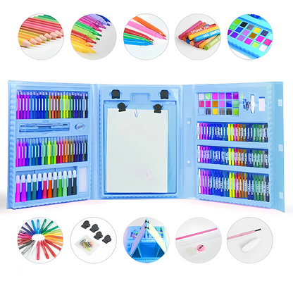 SET DE CRAYONES 208 PCS – Creatividad sin límites para niños y adultos
