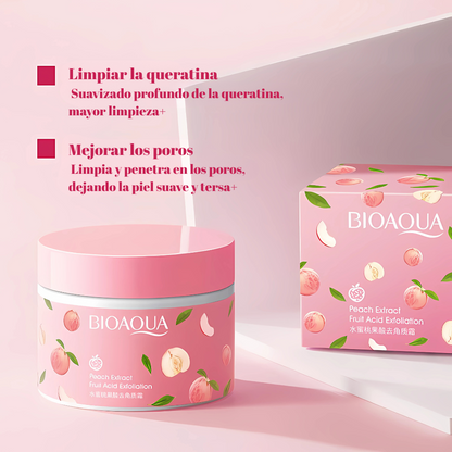 EXFOLIANTE FACIAL DURAZNO BIOAQUA – Limpieza profunda con suavidad irresistible