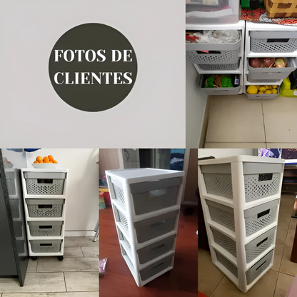 TROLLY CON CANASTAS – Organización práctica y con estilo