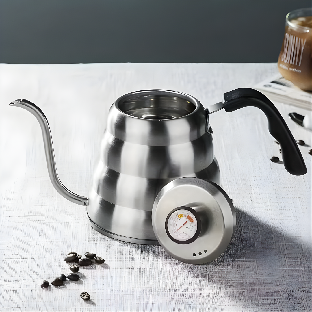 JARRA DE 1 LITRO CON CUELLO DE GANSO – Precisión y estilo para amantes del café artesanal