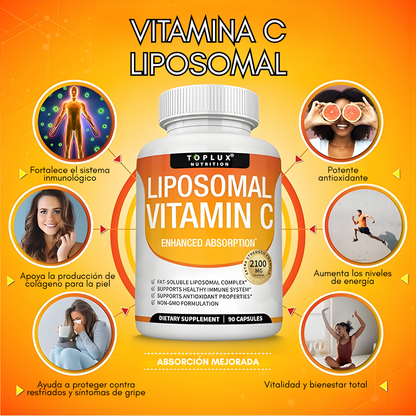 TOPLUX LIPOSOMAL VITAMIN C – Protección, energía y juventud desde el interior