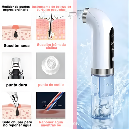 AQUASKIN PRO LIMPIADOR DE HIDRODERMOABRASIÓN – Limpieza profunda, exfoliación suave y renovación visible de la piel