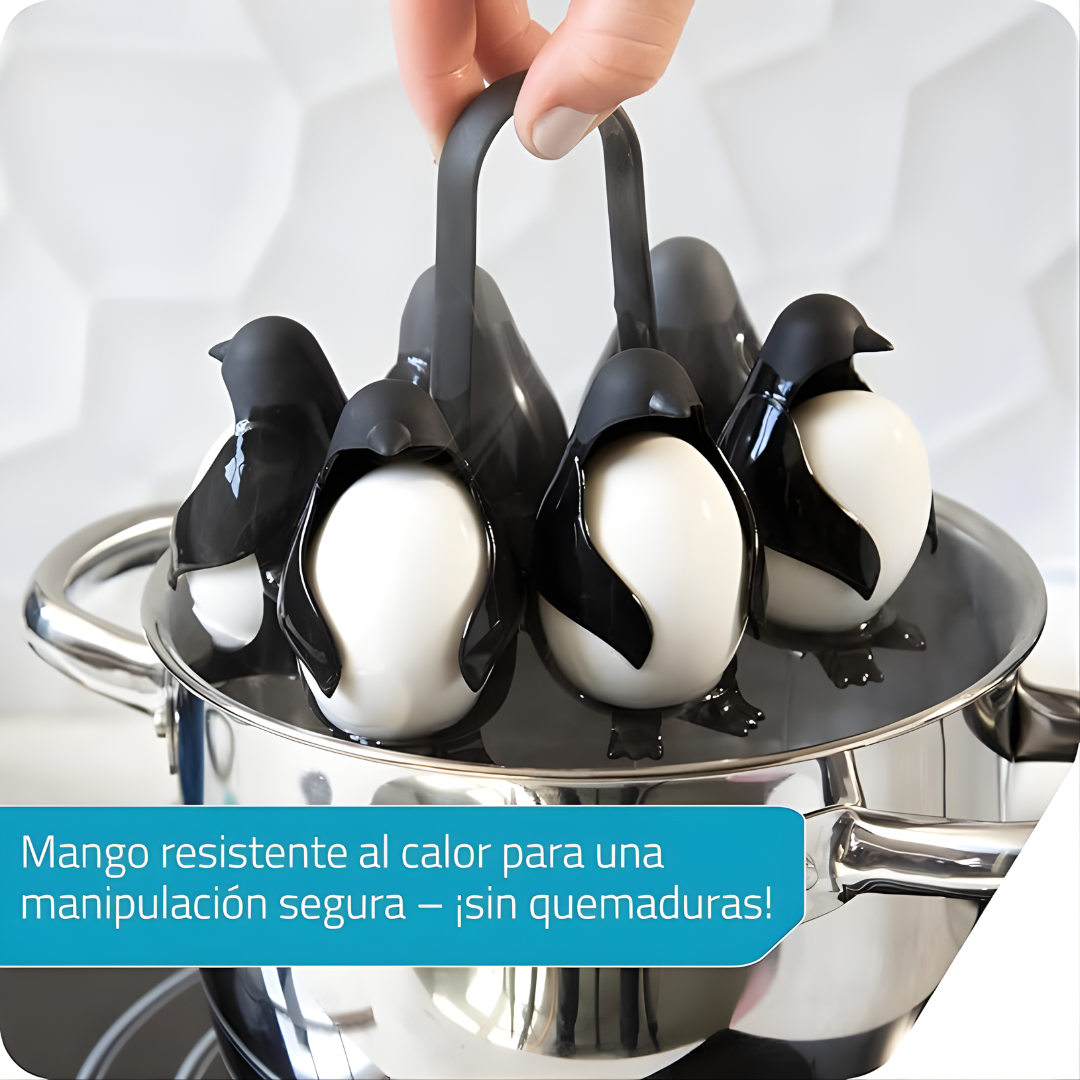 COCEDOR DE HUEVOS PINGÜINOS – Cocina práctica, diseño adorable y huevos perfectamente cocidos sin esfuerzo