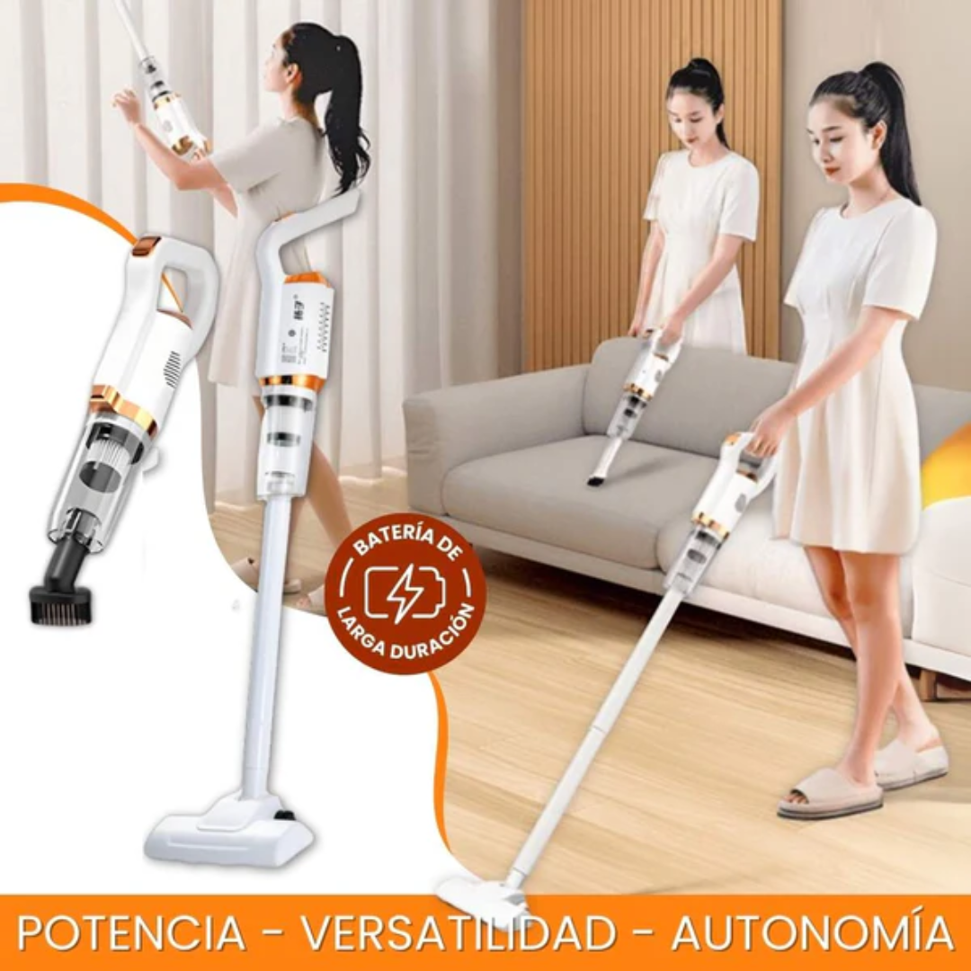ASPIRADORA PORTÁTIL – Potencia, limpieza y comodidad en la palma de tu mano