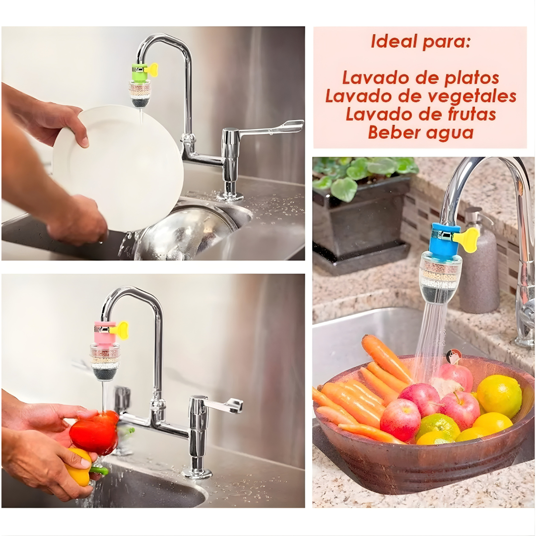 FILTRO DE AGUA PARA GRIFO – Agua más limpia, uso eficiente y comodidad diaria en tu cocina