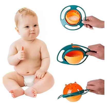 Tazón Antiderrame para Niños – Comen sin ensuciar, juegan sin derramar